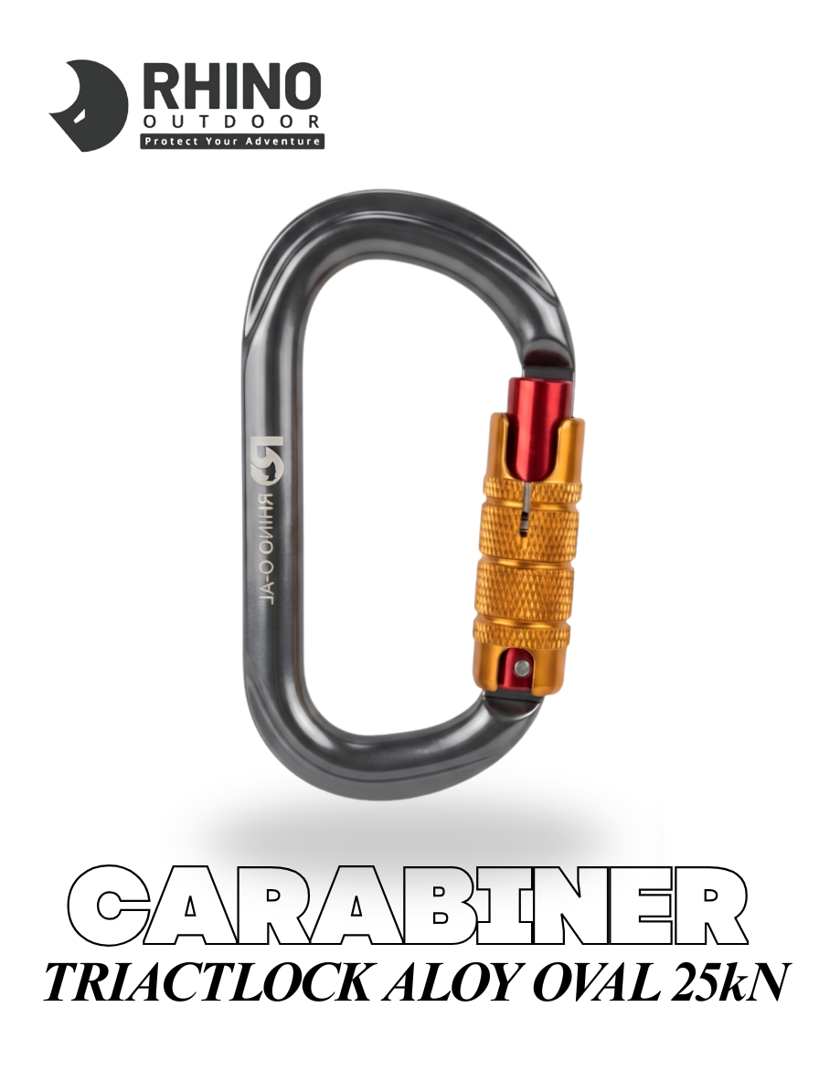 Carabiner Triactlock Aloy Oval 25kN